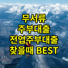 무서류주부대출 전업주부대출 찾을때 BEST