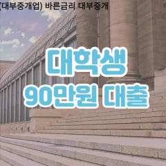 대학생 월변90만원대출 소액90만원대출 개인돈90만원 비대면90만원