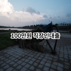 100만원 직장인대출 급전 당일 소액 일수 월변