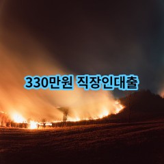 330만원 직장인대출 급전 당일 소액 일수 월변