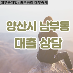 남부동대부업체 남부동비대면대출 양산시대부업체개인돈 남부동월변대부대출 남부동소액대부업체