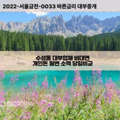 수성동1가대부대출 수성동2가비대면대출 대구수성구대부업체개인돈 수성동3가월변대부업체 수성동4가소액월변대출