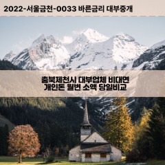 송학면대부대출 수산면비대면대출 충북제천시대부업체 중앙로1가급전대출개인돈 중앙로2가소액월변대출