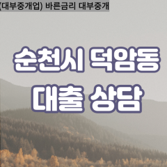 덕암동대부대출 덕암동비대면대출 순천시대부업체 덕암동급전대출개인돈 덕암동소액월변대출