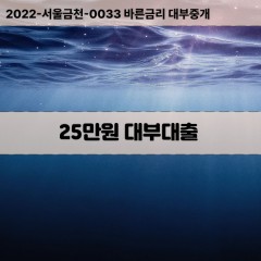 25만원대부대출 25만원비대면대출 25만원소액대부업체 25만원급전대출개인돈 25만원월변대출